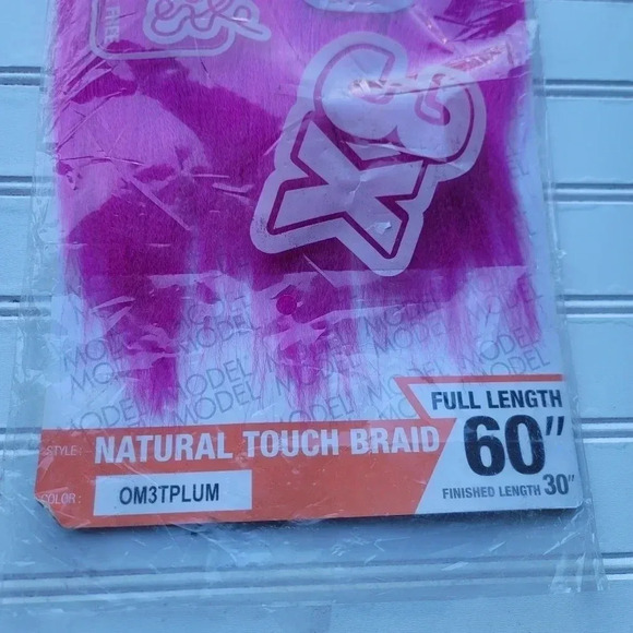 New 3X Glance Formation Natural Touch Braid 30” Plum Tangle Free OM3TPLUM - Picture 7 of 12